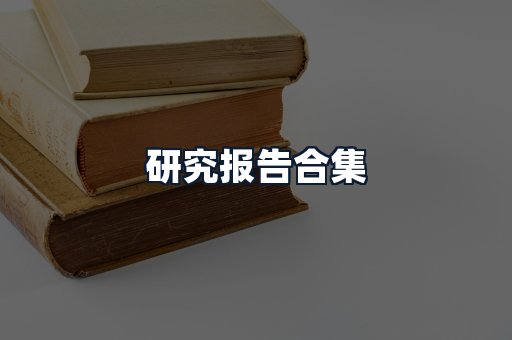 研究报告合集